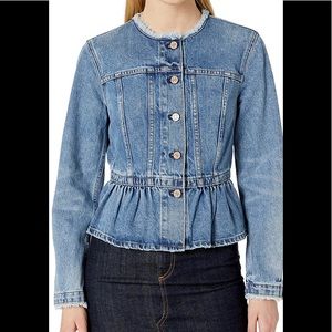Rebeca Taylor peplum denim jacket